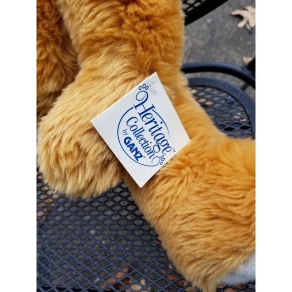 Ganz Bear Custard Large Stuffed Plush Animal - Picture 5 of 11